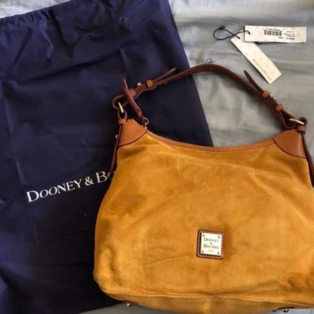 Dooney & Bourke Suede Hobo Purse